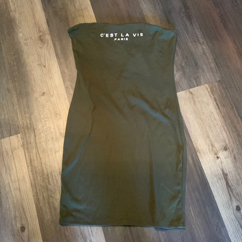 Shein Cest La‎ Vie Paris strapless mini. Never worn